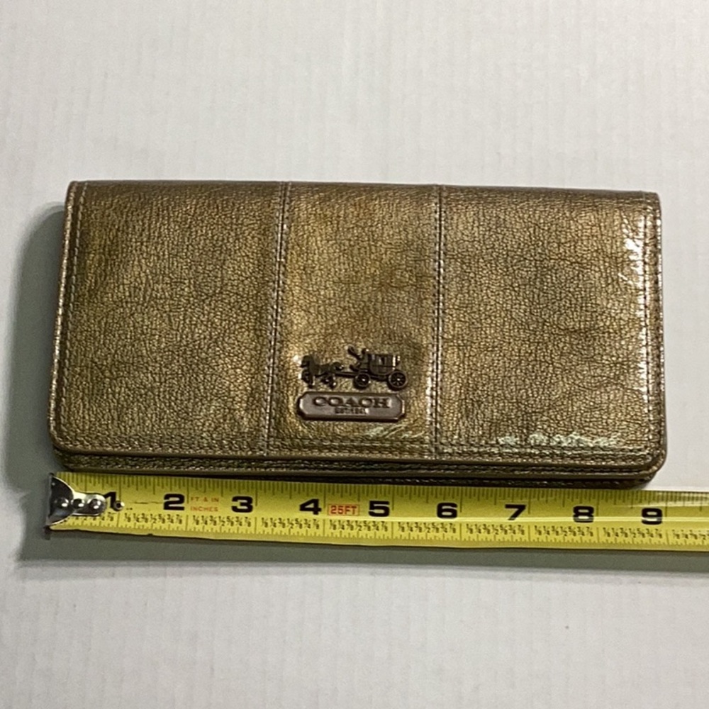 Coach Gold Wallet